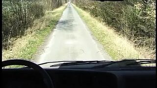 Slender cuties rides a large rod in the ambulance