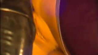 Blond vixen in fetish latex gets hard pounding in a car park