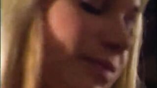 Biggest knob stretches out the cute little vagina on this blond bombshell doxy