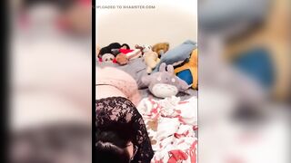 Alt Trans Bimbo mother I'd like to fuck Christi Cream Cake Shows off Jiggle Physics
