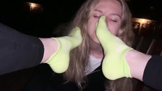 Smelly yellow socks