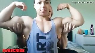 Lesbian Muscle worship