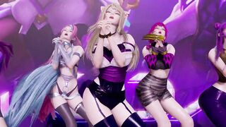 [MMD] Twice- more & more StripVers. Ahri Akali Kaisa Evelynn KDA 3D Erotic Dance 4K UHD 60FPS