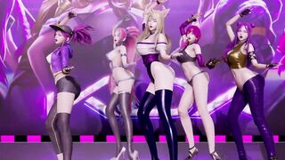 [MMD] Twice- more & more StripVers. Ahri Akali Kaisa Evelynn KDA 3D Erotic Dance 4K UHD 60FPS