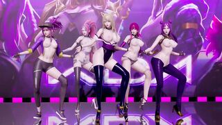 [MMD] Twice- more & more StripVers. Ahri Akali Kaisa Evelynn KDA 3D Erotic Dance 4K UHD 60FPS