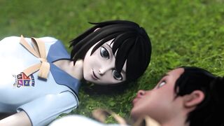 Hentai Schoolgirls Interracial Lesbian Sex - Superb 3D Animation (Eng Dubbed)