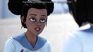 Hentai Schoolgirls Interracial Lesbian Sex - Superb 3D Animation (Eng Dubbed)