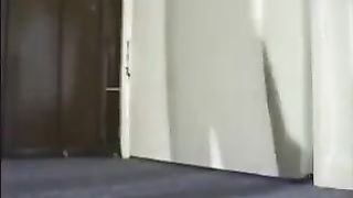 Secretary in closet