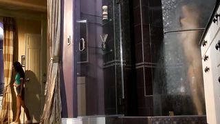 lesbians in the bathroom