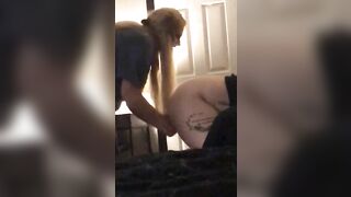 Mommy Fucks step Daughter to Cum