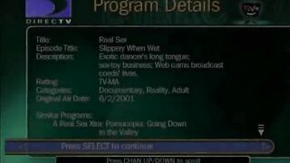 HBO Real Sex Slippery When Wet