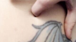 Lesbian Belly Button Play