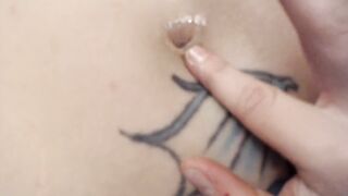 Lesbian Belly Button Play