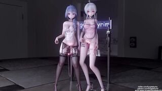 【hentai MMD】Hentai Girls Playing Party with Sex Toys