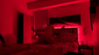 Fucking my girlfriend. Real lesbian couple