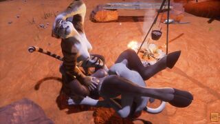 Wild Life / Furry Lesbian Group Sex Party