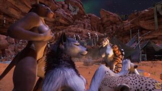 Wild Life / Furry Lesbian Group Sex Party