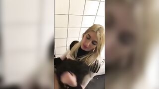 caught horny lesbians in club