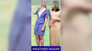 WEATHER LADY GETS HER CLOTHES RIPPED OFF - ENF