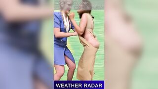 WEATHER LADY GETS HER CLOTHES RIPPED OFF - ENF