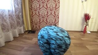 Lesbian with Strapon Fucked MILF in Anal Doggystyle Shaking a Big Ass POV