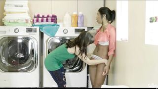 Twistys - Mya Mays and MILF Alana Cruise 69 in the Laundry Room