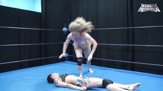 Viper vs Vallia female wrestling