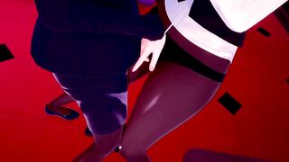 3D Hentai: Touka AND Akira HAVE LESBIAN SEX IN a HOTEL (Tokyo Ghoul)