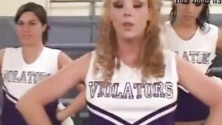 Audrey Hollander Gangbanged by cheerleaders