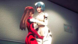 Asuka and Rei having Hot Lesbian Sex(3d PORN)-Neon Genesis Evangelion