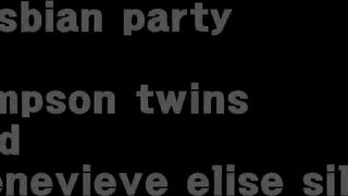 Simpson twins and Genevieve silva's Lesbian party