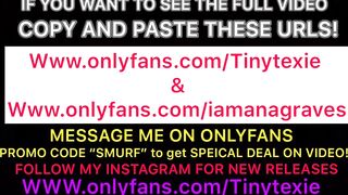 TINY TEXIE AND ANA GRAVES MIDGET LESBIAN PORN STRAP ON