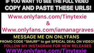 TINY TEXIE AND ANA GRAVES MIDGET LESBIAN PORN STRAP ON