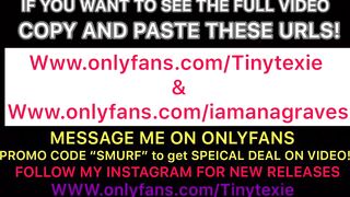 TINY TEXIE AND ANA GRAVES MIDGET LESBIAN PORN STRAP ON