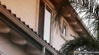 Lesbian MILF and eager maid