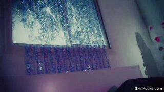 Skin Diamond & Kirsten Price play with some toys