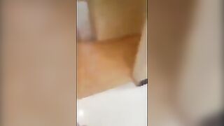 Selfie: lesbian public restroom