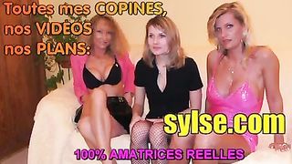 Gouinage entre MILFs devant une Teens qui se lance !