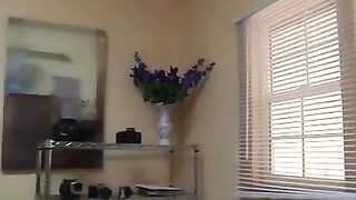 Helping out in the office