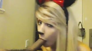 Sexy Mouse BlowJob