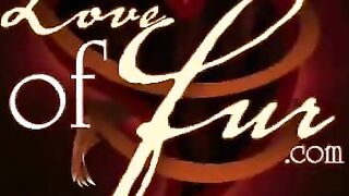 Natalia Forrest loving her furs