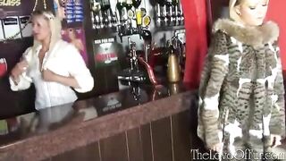 Natalia Forrest loving her furs