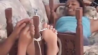 Chinese Tickle Torture For Natalie !