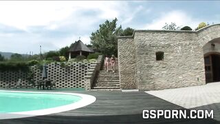 Trio de polla y coños