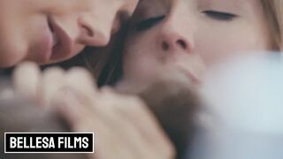 Bellesa Films - two Perfect Lesbians Convince their Strait GF to Join