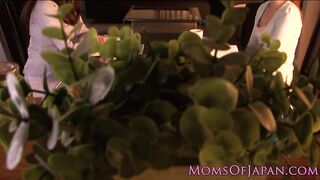 Asian milf knows how to please some tight teen pussy