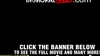 MEGAN RAIN & MORGAN LEE SYBIAN COMPETITION! WHO CAN HAVE THE MORE HARDCORE ORGASM?