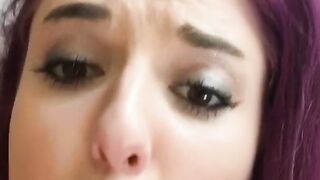 Lebanese College Babe Masturbating with new Dildo