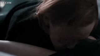 Louisa Krause & Anna Friel Nude Lesbian Pussy Eating on ScandalPlanetCom