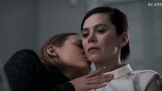 Louisa Krause & Anna Friel Nude Lesbian Pussy Eating on ScandalPlanetCom